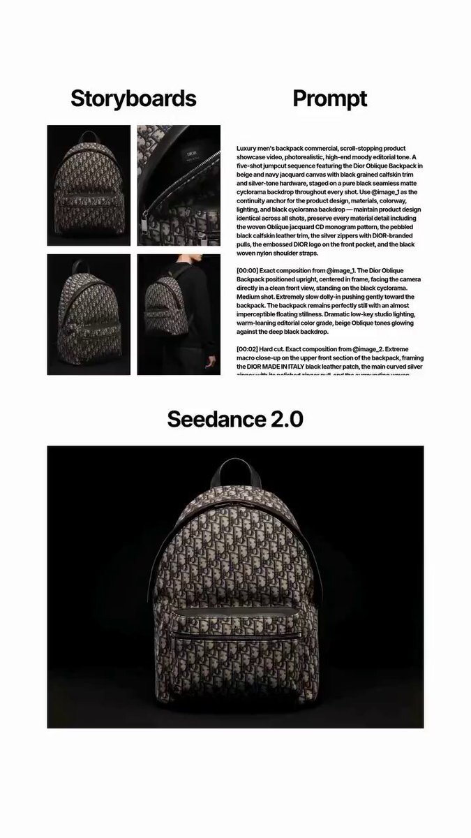 A luxury product commercial featuring a premium leather travel backpack p...