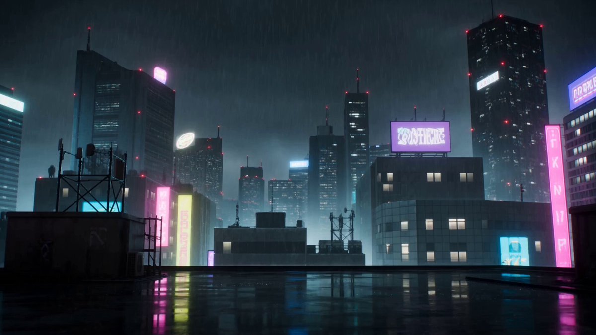 Cyberpunk Anime Duel Seedance 2.0 prompt: