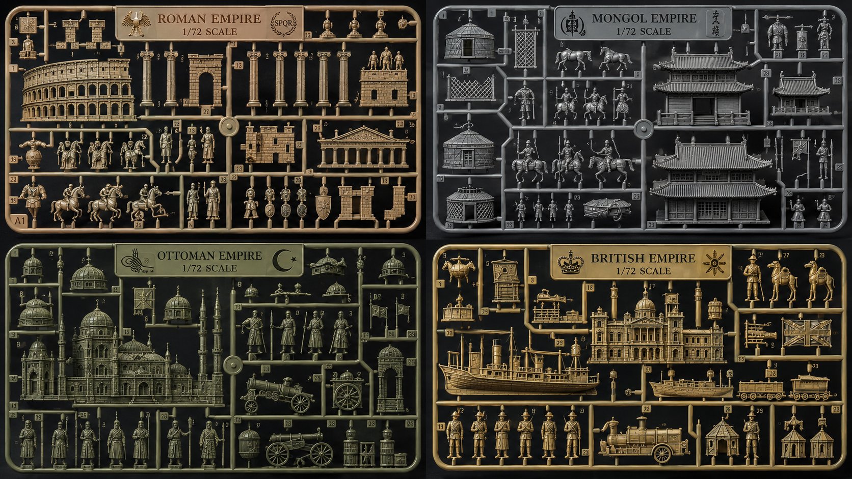 Model Kit Autopsy: 2x2 Empire Grid - Image prompt preview