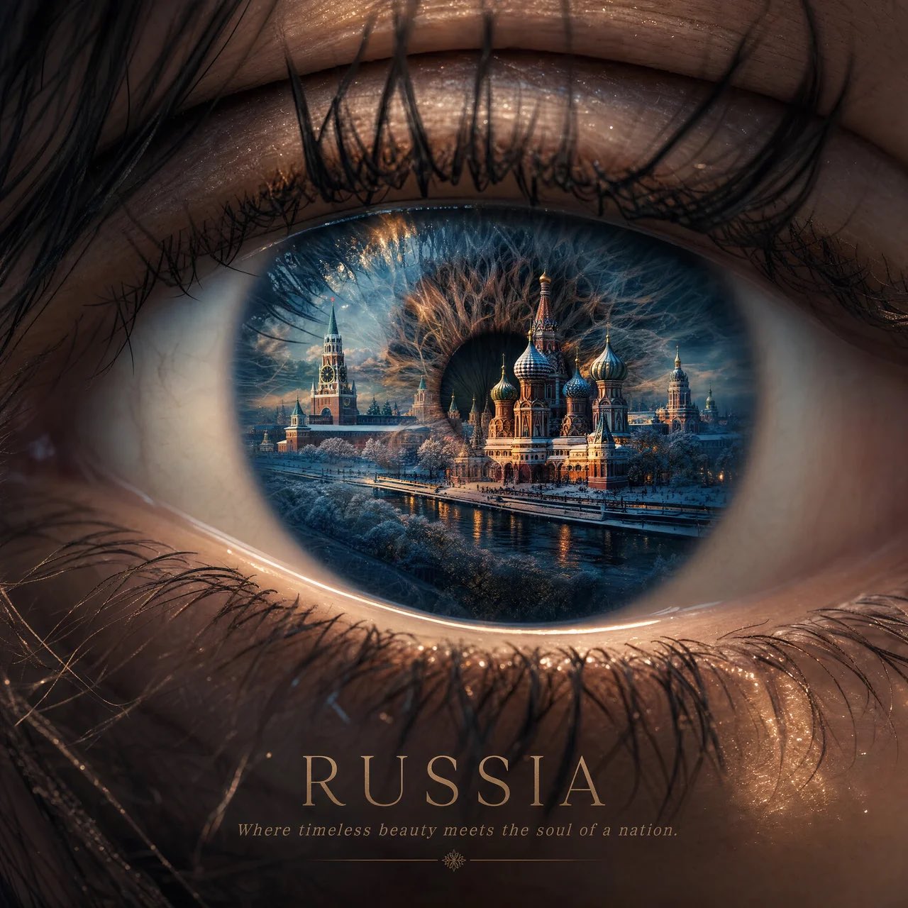 Eye Iris Country Portal Portrait - Image prompt preview
