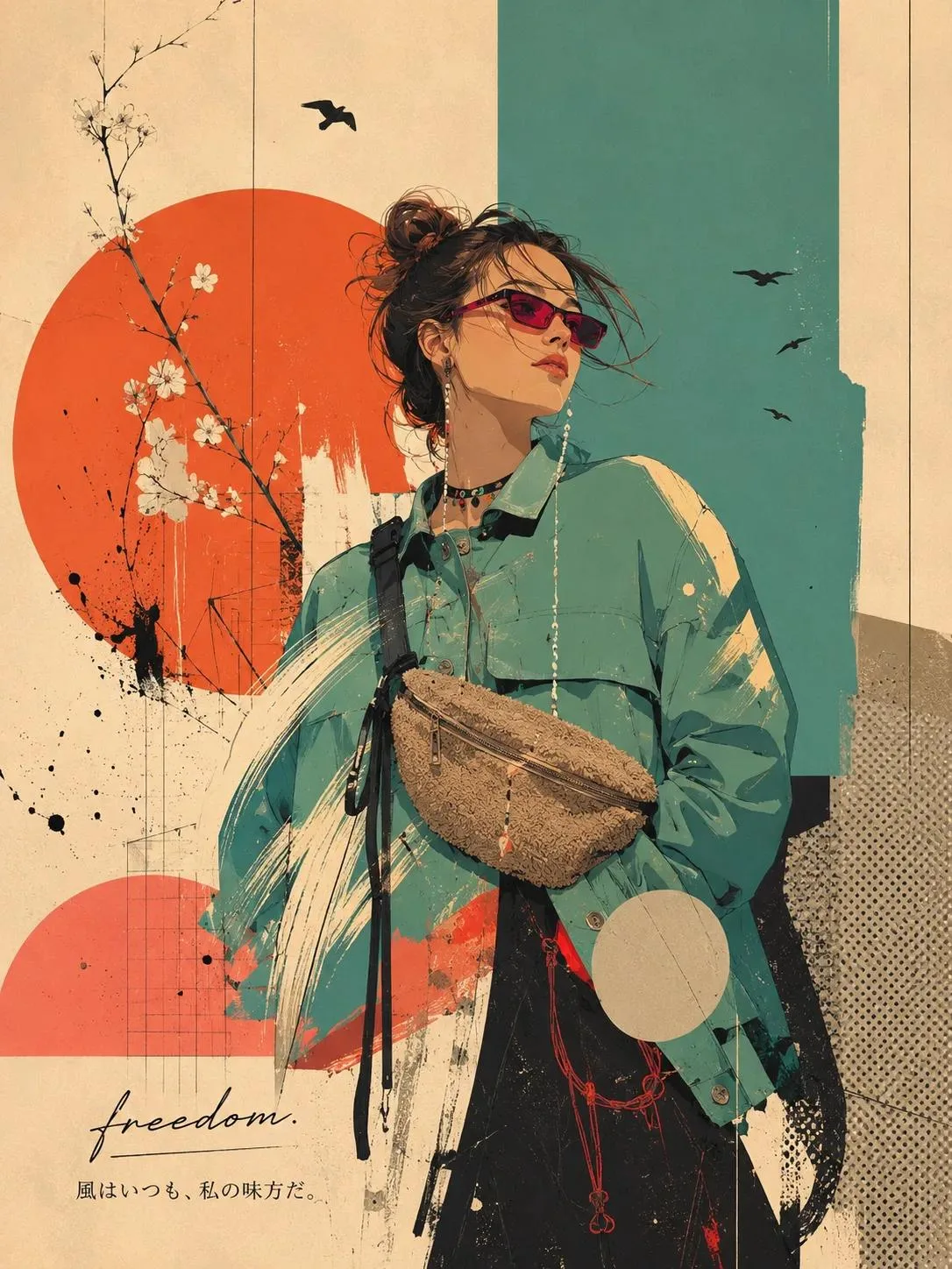 Editorial Pop Graphic Personal Brand Identity - Image prompt preview