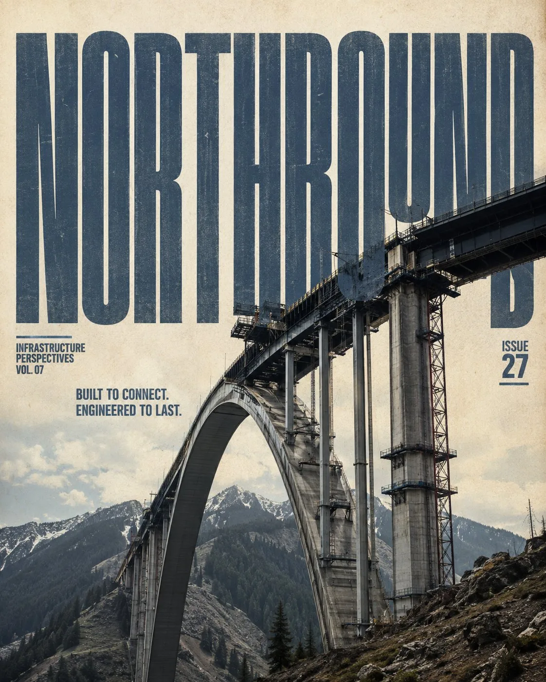 Editorial Infrastructure Magazine Cover - Image prompt preview