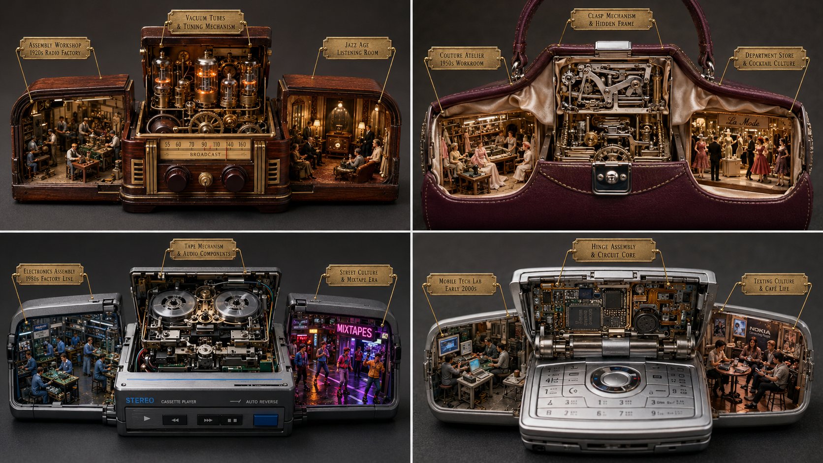 Macro Artifact: Expandable Puzzle Box Diorama - Image prompt preview