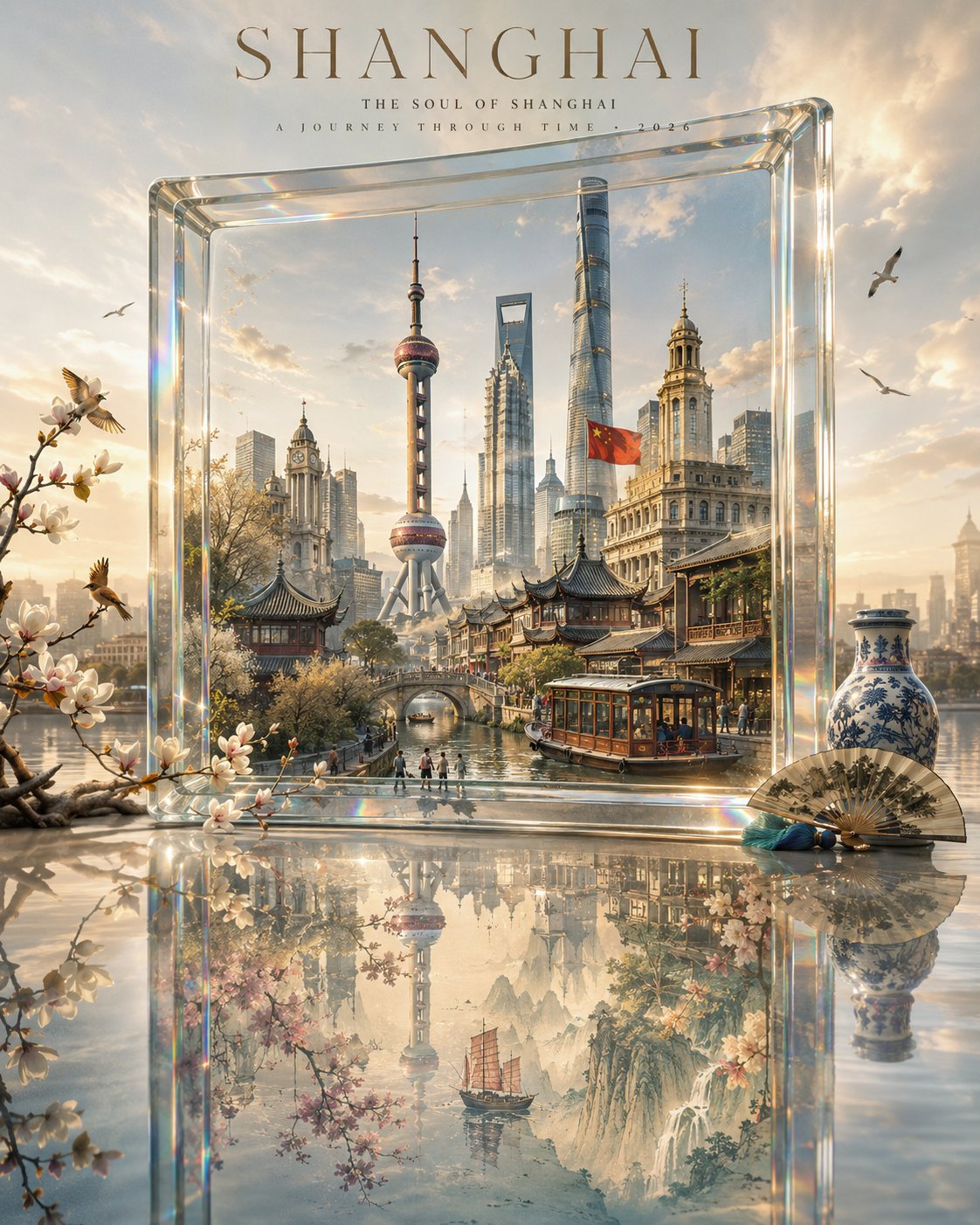 The Country Behind the Glass - Image prompt preview
