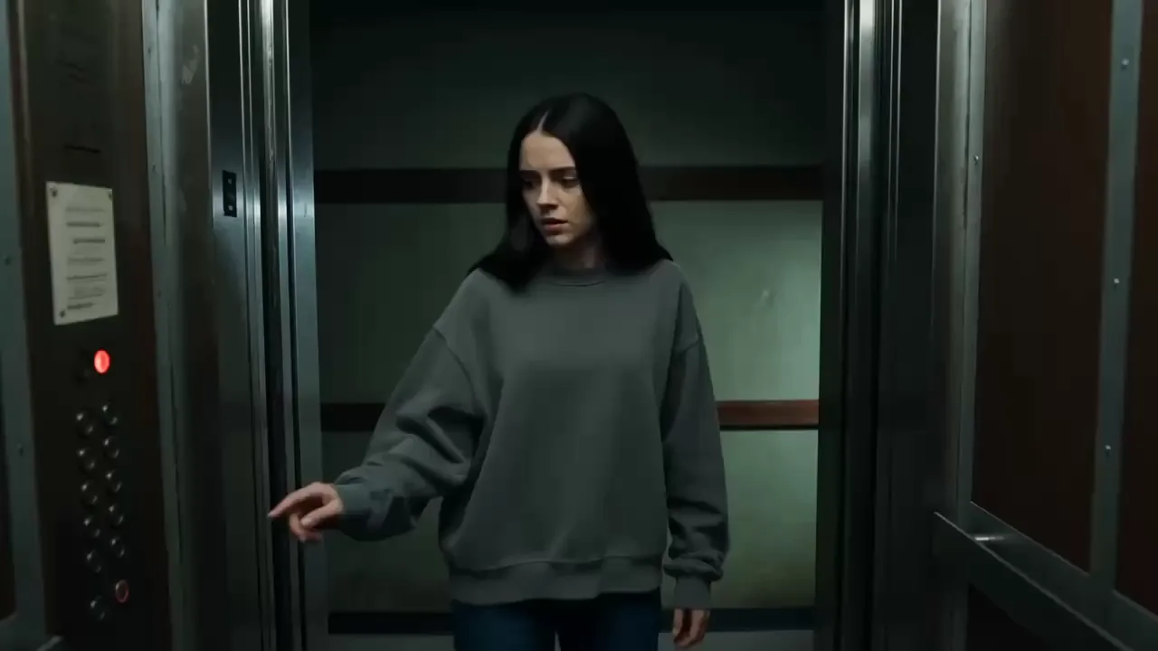 3:17 AM Elevator Doppelgänger Horror - Video prompt preview