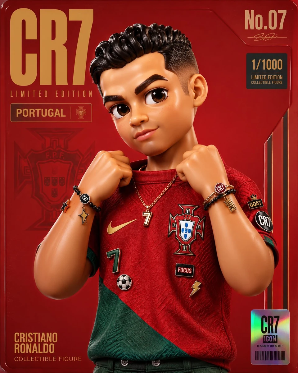 Transform the input image into a premium designer collectible-art toy aes...