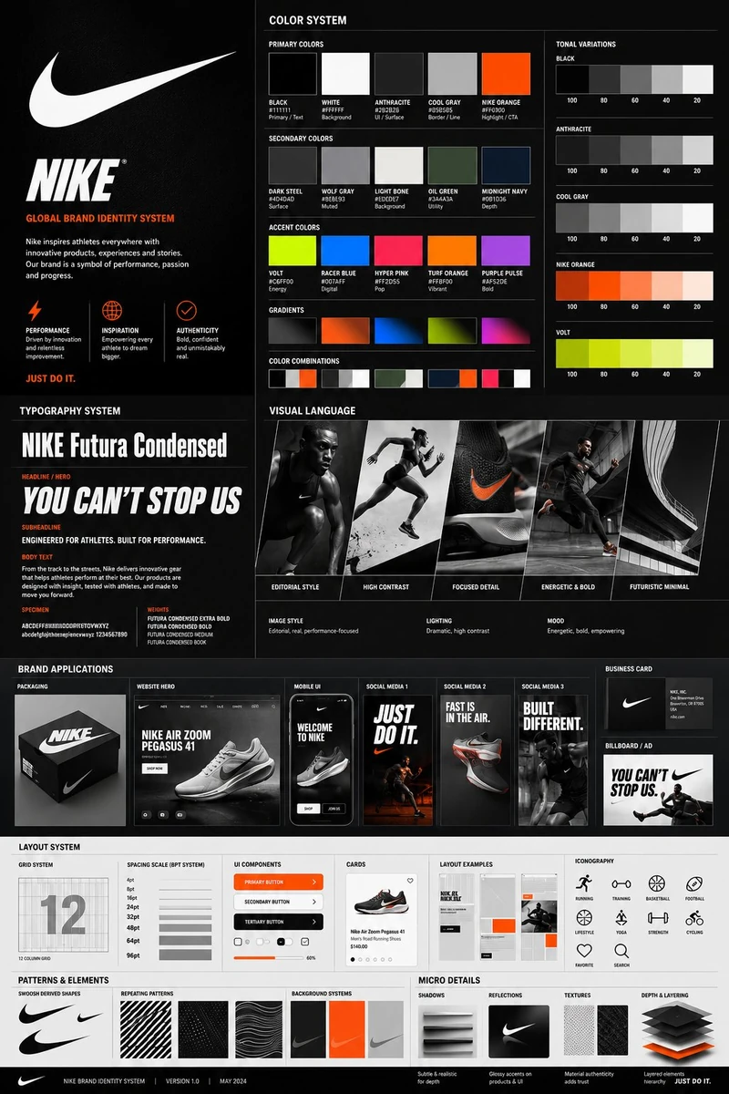 Using the uploaded logo for (Brand name) generate a high-end, agency-grad...