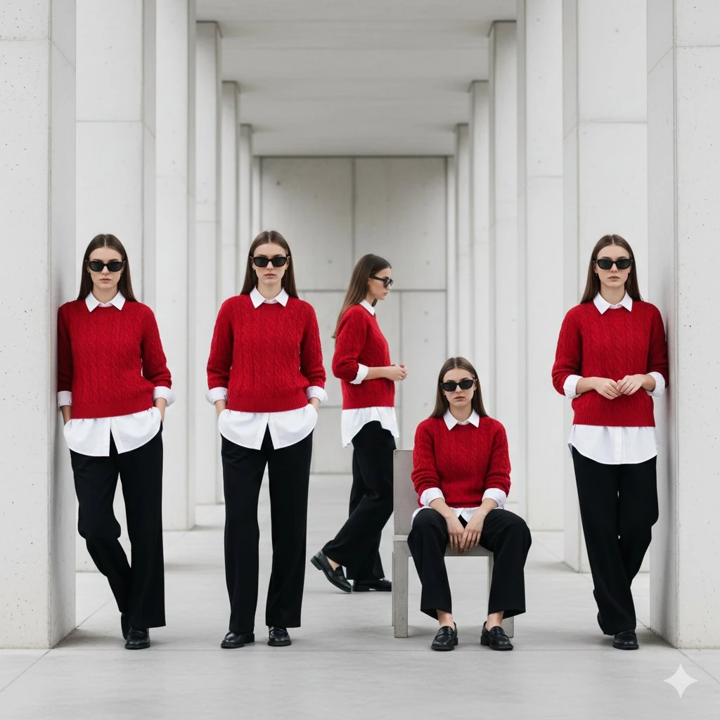Fashionable model Images on Google Gemini Nano Banana