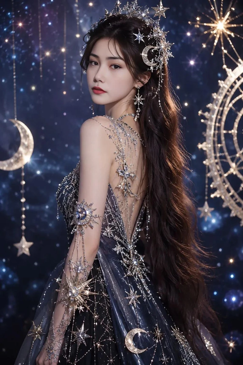 Ultra-realistic cinematic fashion portrait of a beautiful young Asian wom...