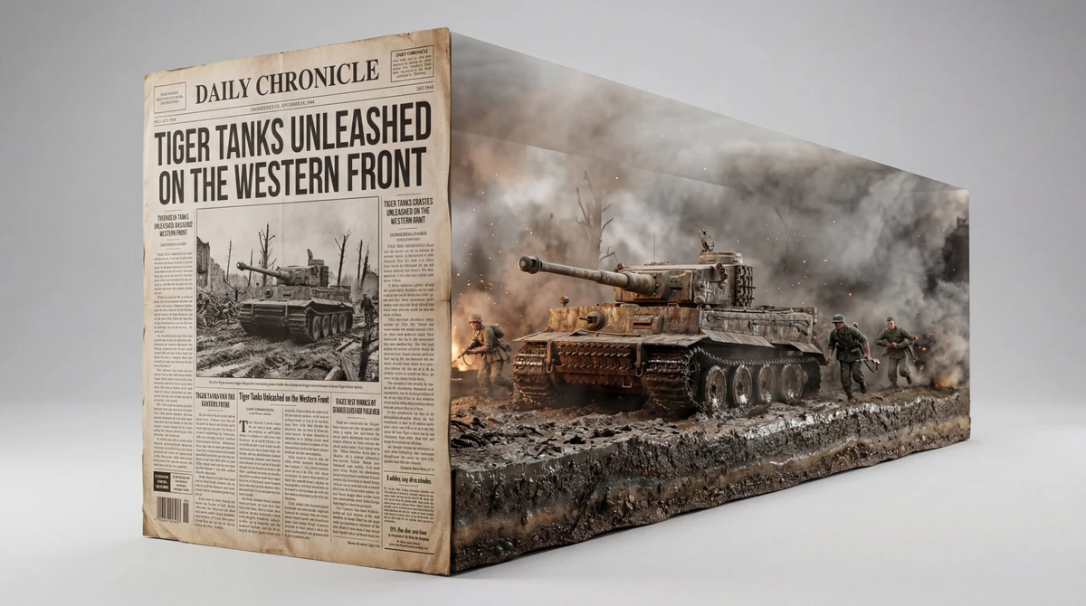3D Newspaper Diorama With Nano Banana Pro