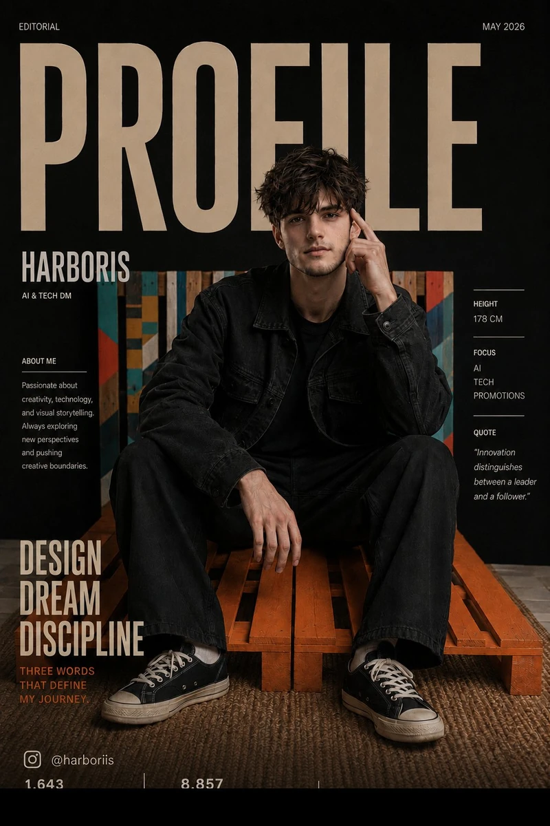 Ultra realistic fashion editorial magazine cover featuring [REFERENCE PER...