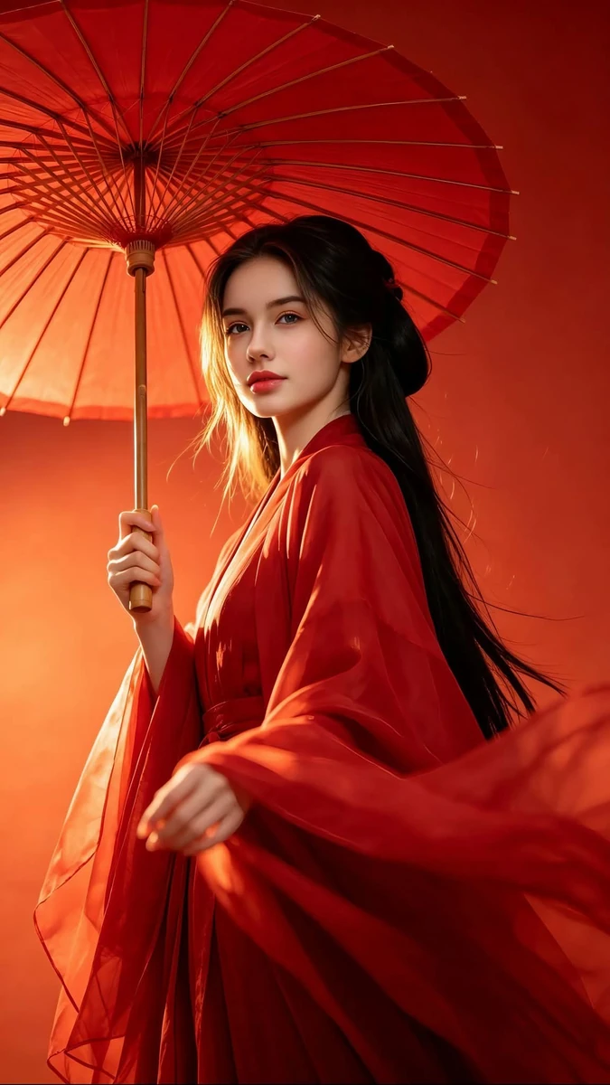 Ultra-realistic photography, inspired by classical Chinese fantasy fashio...