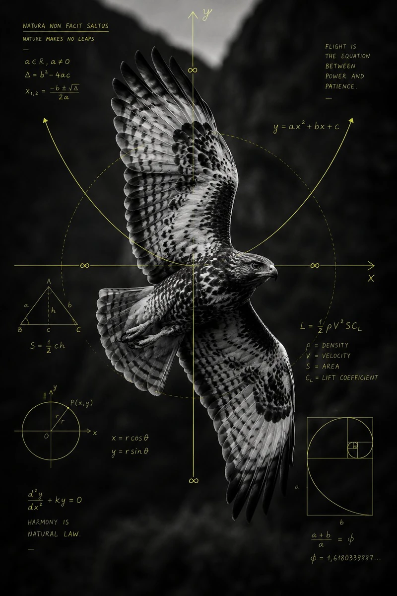A dramatic black and white fine art photograph of a hawk mid flight, capt...