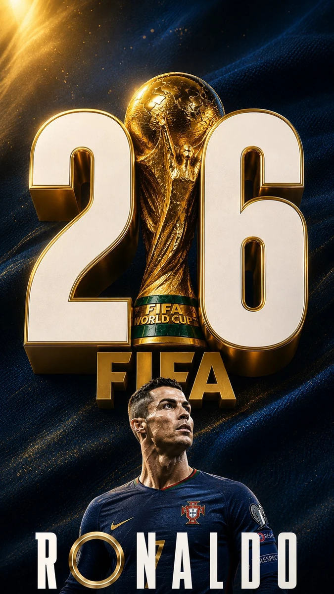 Premium sports advertising design, FIFA branding, hyper-realistic, high-e...