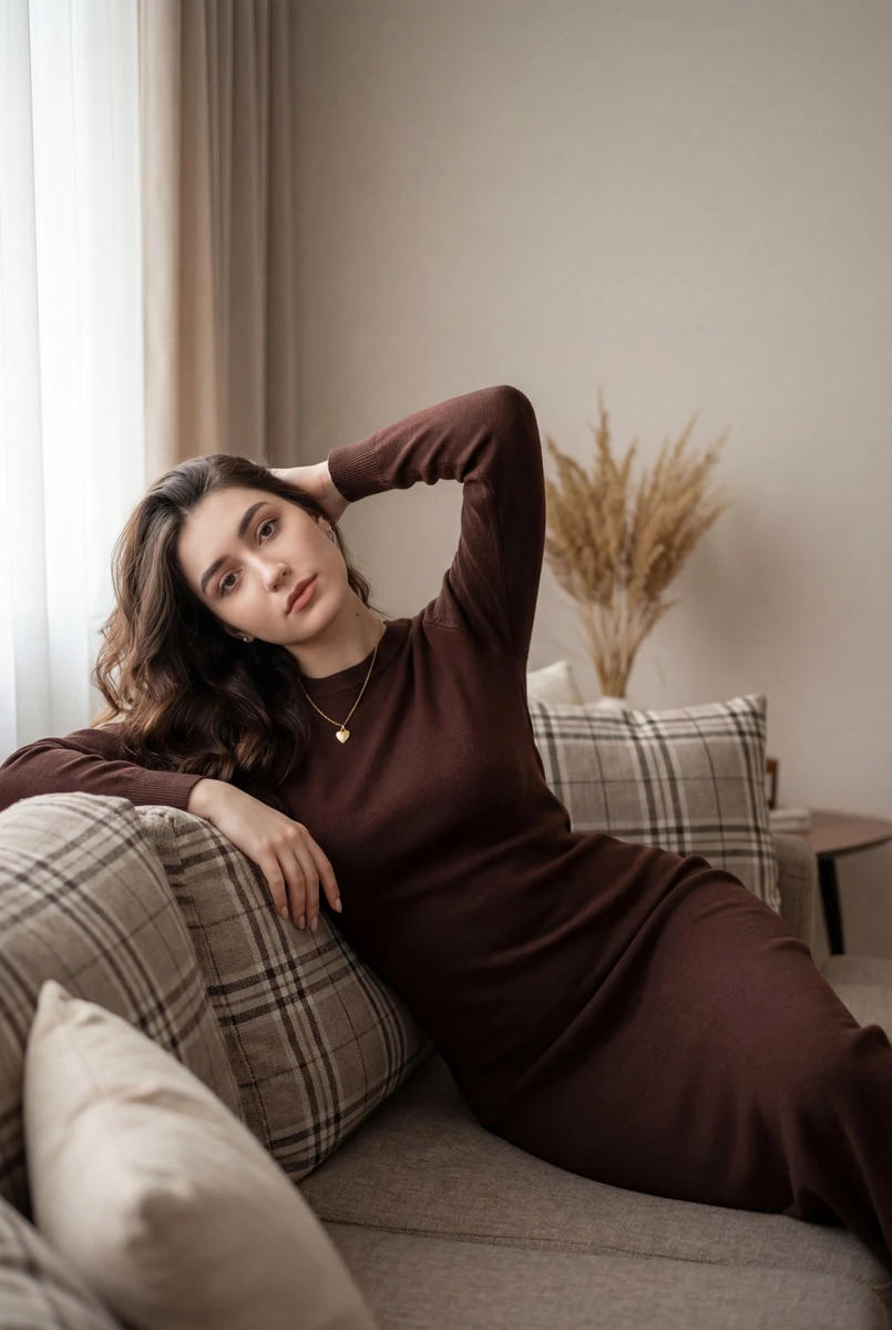 "image_type": "indoor lifestyle portrait photography", "composition": {...
