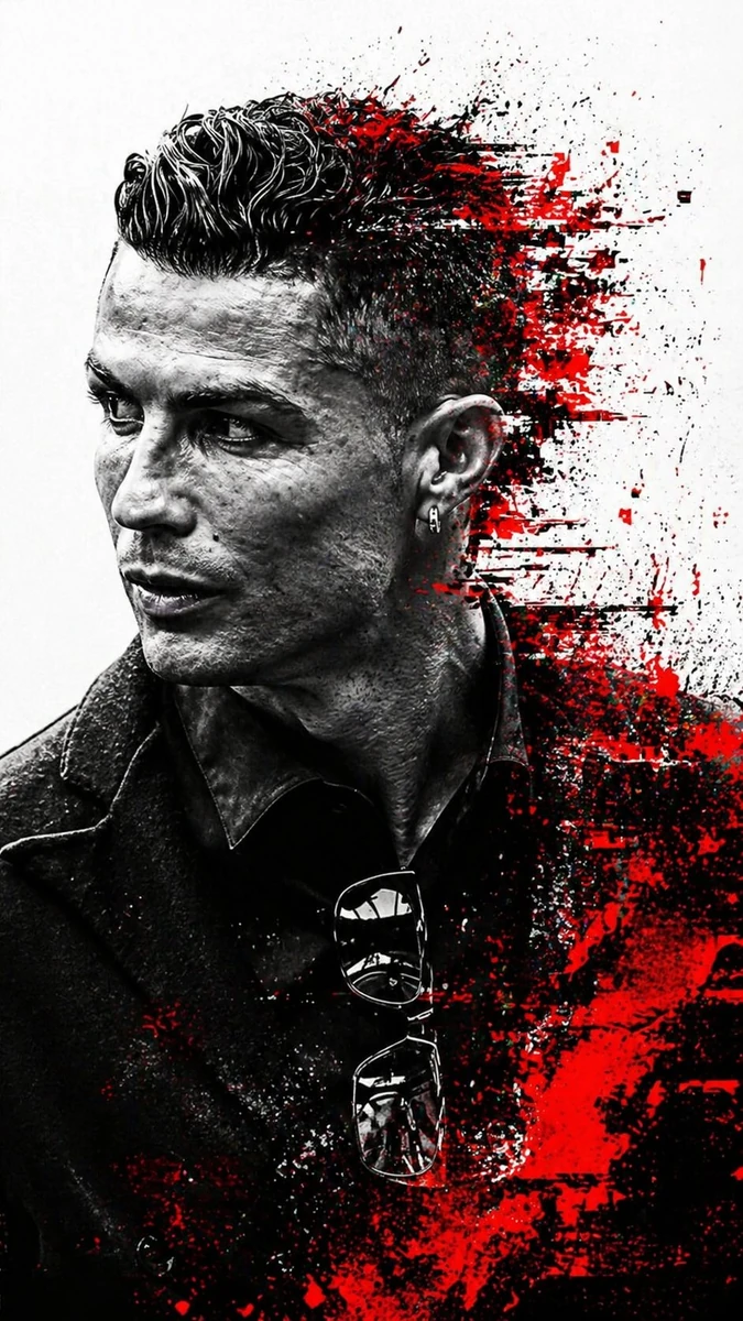 Subject: A sharp, high-contrast side-profile portrait of a handsome man w...