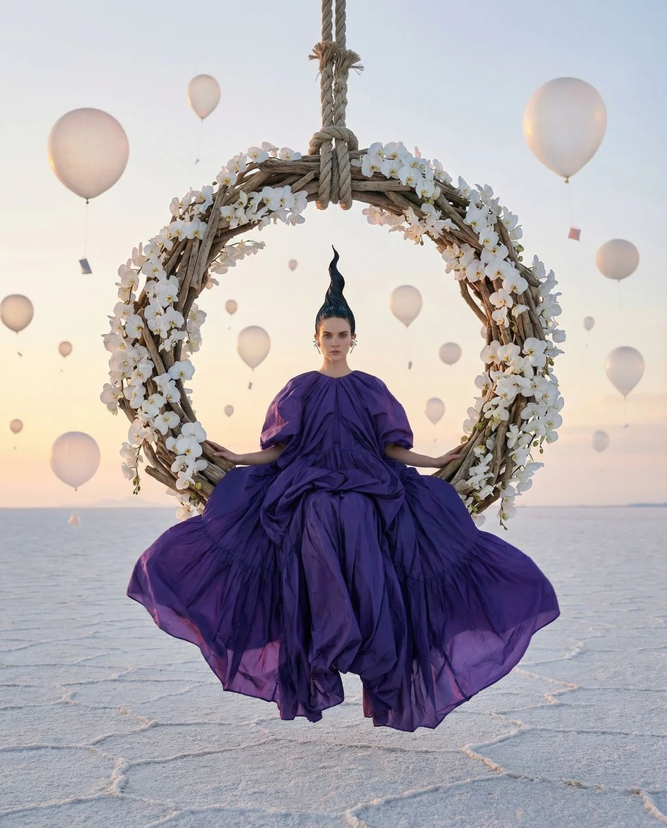vibe_title_en": "Gravity-Defying Violet Dreams on an Endless Horizon",