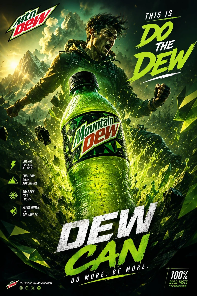 Drink Advertisment Poster π₯