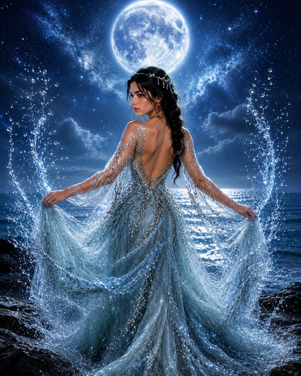 Moonlit Ocean Goddess — Identity Locked