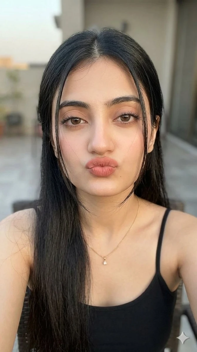 A hyper-realistic, 8k resolution, close-up selfie photo of a beautiful 18...