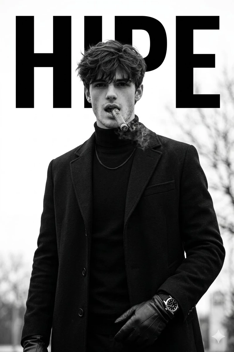 Ultra-realistic black-and-white cinematic portrait of the uploaded charac...