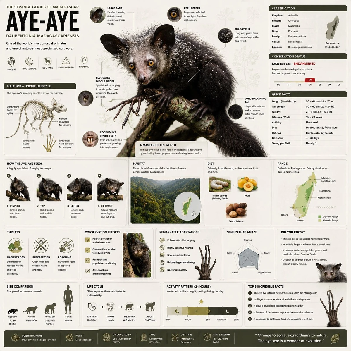 Wildlife infographic image created using GPT Image 2 on ChatGPT