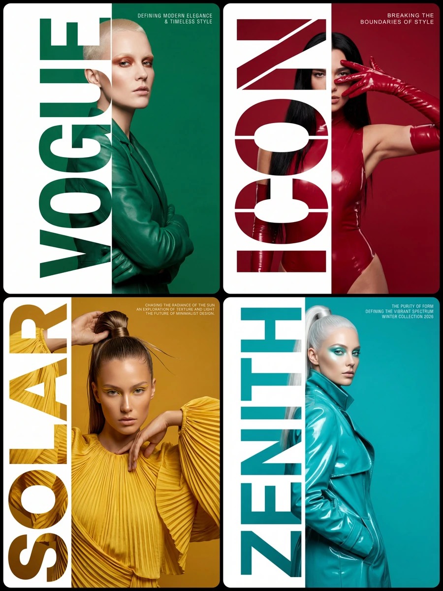 High-Fashion Typography Poster With Nano Banana Pro