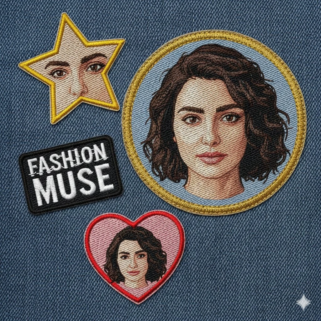 Patches with my own image on Google Gemini Nano Banana