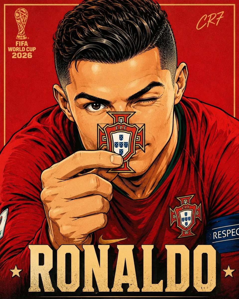 Ultra detailed FIFA World Cup 2026 pop-art anime illustration of [SUBJECT...