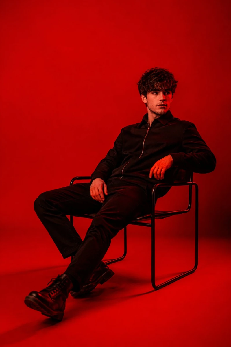 Photo Of Me, Wearing A Black Zip-up Jacket, Black Pants And Black Boots,...