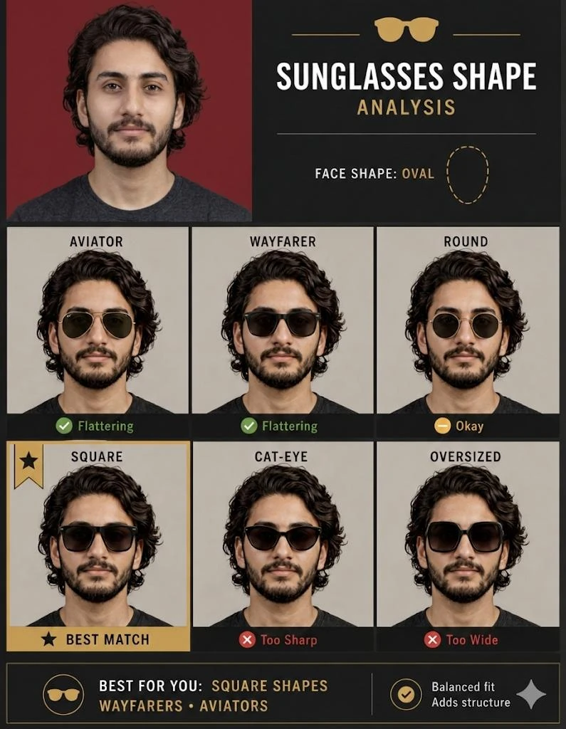 Sunglasses Shape Analysis.
