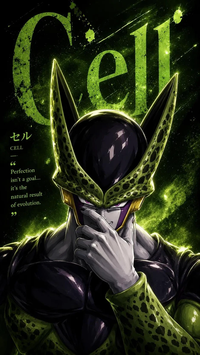 Ultra-detailed anime villain portrait poster, dark cosmic background, leg...