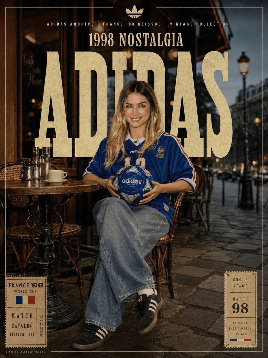 Premium Nostalgia Poster. AR 3:4. Instagram Hero. 90s European football a...